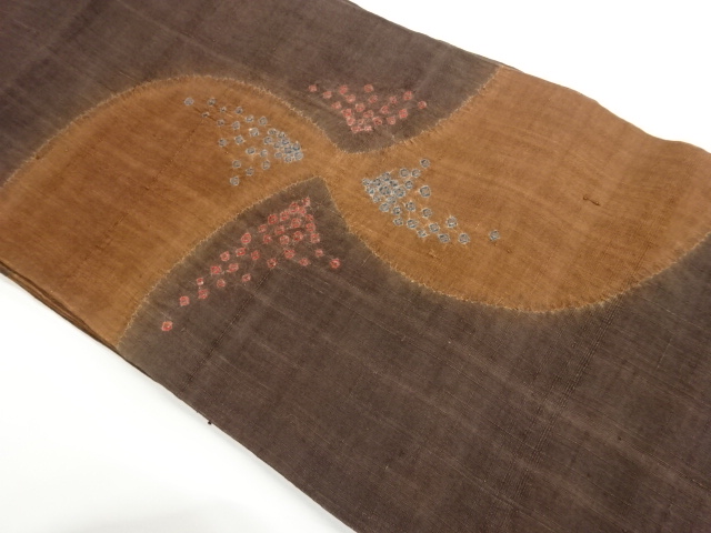 JAPANESE NAGOYA OBI / TSUMUGI / ABSTRACT